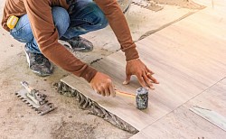 Pose de carrelage extérieur