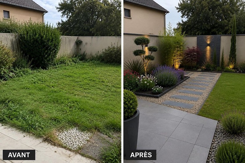 Aménagement paysager sur la commune de Saint André de Cubzac